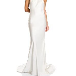 KYHA Bride Cameron White Satin Gown